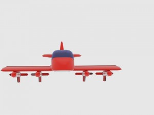 space plane cp Modello 3D