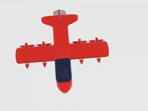 space plane cp Modello 3D