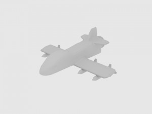 space plane cp Modello 3D