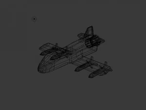 space plane cp 3D Model