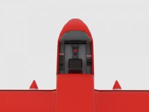 space plane cp interior 3Dモデル