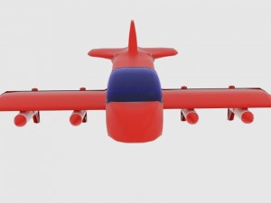 space plane cp interior 3Dモデル