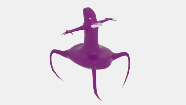 spider alien Modelo 3D .c4d .max .obj .3ds .fbx .stl .blend 