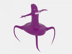 spider alien 3Dモデル