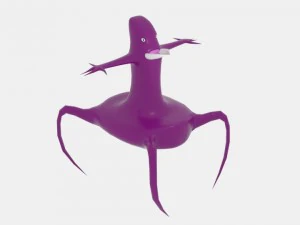 паук-инопланетянин 3D Модель