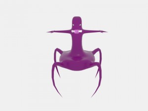 spider alien Modelo 3D