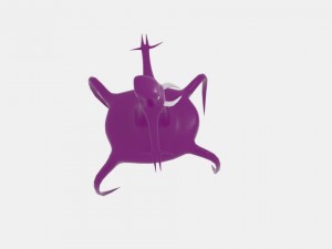 spider alien Modelo 3D