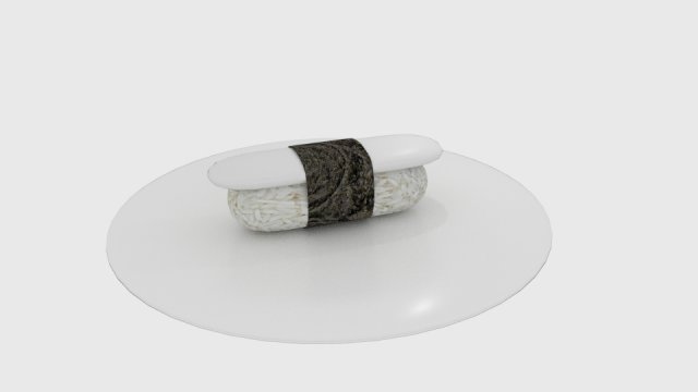 sushi plate Modelo 3D .c4d .max .obj .3ds .fbx .stl .blend 