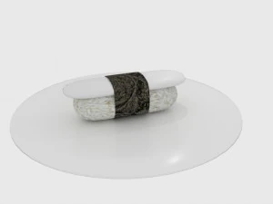 prato de sushi Modelo 3D