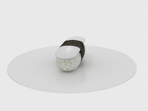 sushi plate Modelo 3D