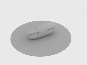sushi plate Modelo 3D