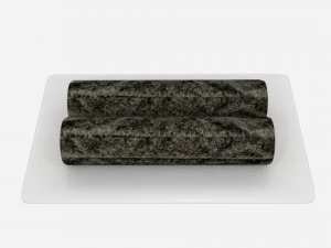 長い巻き寿司 3Dモデル