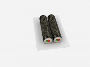 sushi roll long 3D Model