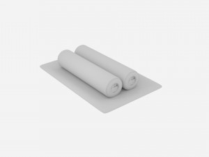 sushi roll long 3D Model