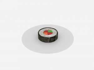 sushi roll 3D-Modell