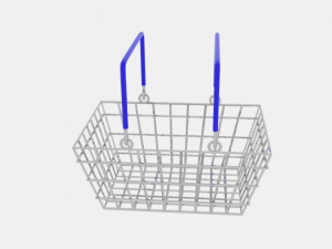 shopping basket 3D-Modell