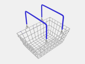 shopping basket 3D Model
