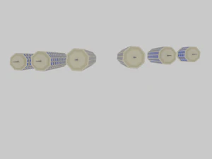 toon skyscrapers pack 1 3D Model