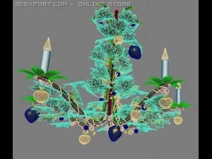 lustre  art et floritude 3D Model