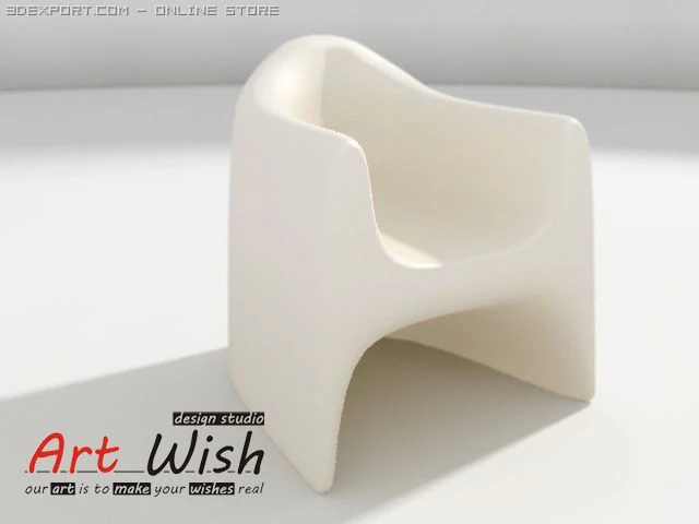 driade chair 3D Model .c4d .max .obj .3ds .fbx .stl .blend 
