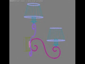 wall lamp baga 2054 3D Model