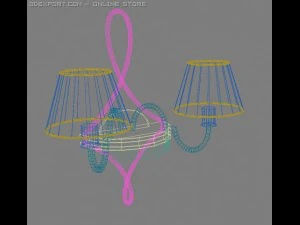 wall lamp baga 2055 3D Model