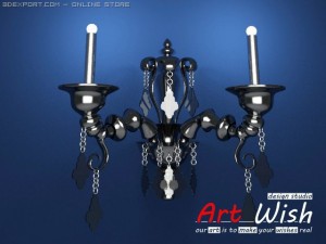 barovier  toso wall lamp 3D Model