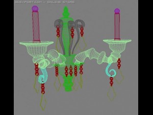 barovier  toso wall lamp 3D Model