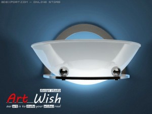 wall lamp shell Model 3D