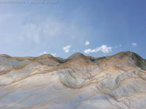 sand terrain 3D Model