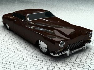 hermes classic car 3D-Modell