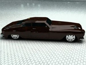 hermes classic car 3D Model
