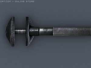 old french wrench 3D-Modell