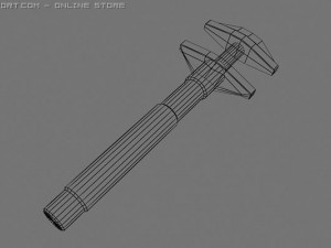 old french wrench 3D-Modell