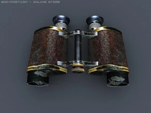 old binoculars 3D Model