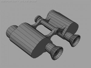 old binoculars 3D Model