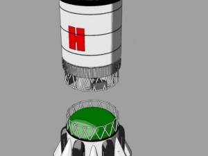 proton rocket Model 3D