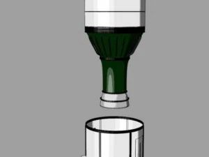 proton rocket 3D Model