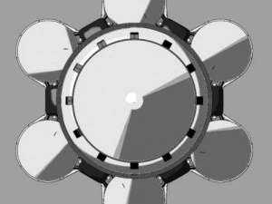 proton rocket 3D Model