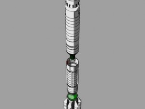 proton rocket Model 3D