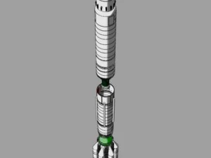 proton rocket 3D Model