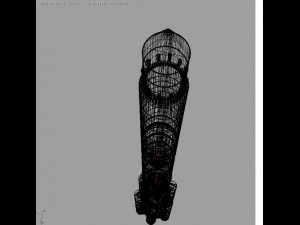 proton rocket Model 3D