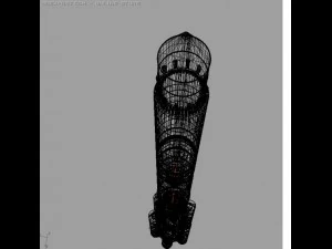 proton rocket 3D Model