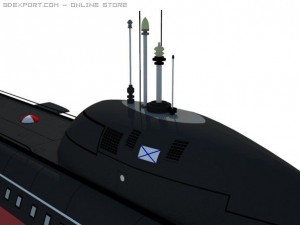soviet victor class submarine 3D मॉडल