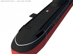 soviet victor class submarine 3D मॉडल