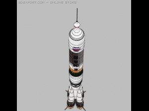 soyuzu rocket 3D Model