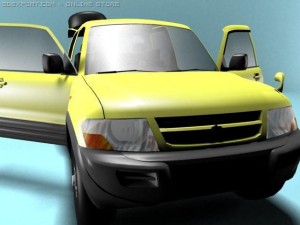 mitsubishi pajero 3D Модель