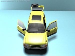 mitsubishi pajero 3D 모델