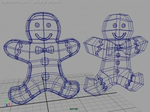 christmas gingerbread man 3D Model