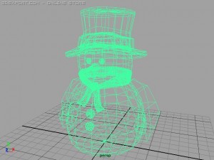 christmas snowman Modèle 3D